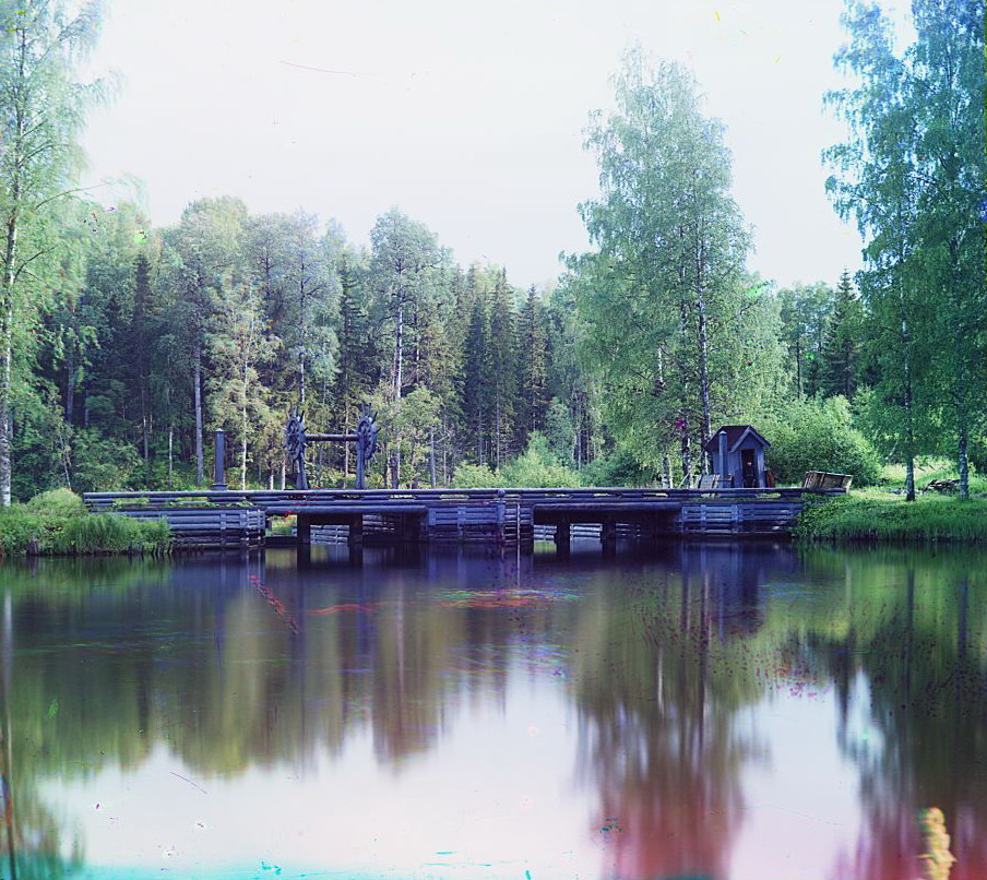 Ковжская плотина 1909 год
